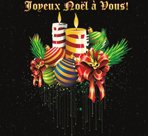 Gif animé joyeux Noël a vous